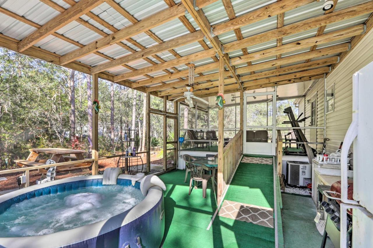 Keaton Beach Escape With Hot Tub 2 Mi To Shore Perry Esterno foto